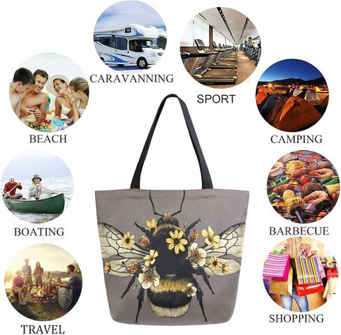 Naanle Cute Pattern Print Big Hand Bag Extra Large Shoulder Tote Bag for Beach Travel Weekender Gym Grocery Shopping in Saudi Arabia