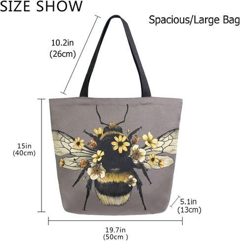 Naanle Cute Pattern Print Big Hand Bag Extra Large Shoulder Tote Bag for Beach Travel Weekender Gym Grocery Shopping in Saudi Arabia