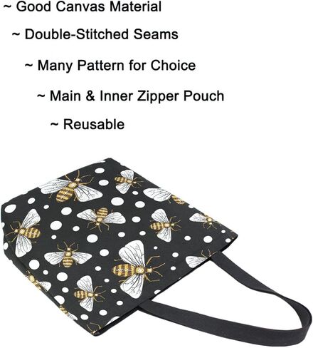 Naanle Cute Pattern Print Big Hand Bag Extra Large Shoulder Tote Bag for Beach Travel Weekender Gym Grocery Shopping in Saudi Arabia