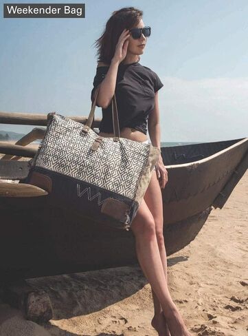 حقيبة ميرا باجز X Design كبيرة لعطلة نهاية الأسبوع معاد تدويرها S-0954 in Saudi Arabia