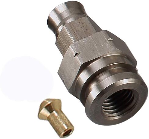 AC PERFORMANCE Stainless Steel 90 Degree Swivel Female -3 AN 3/8 x 24 Thread to AN3 PTFE Hose End Brake Fitting For Teflon Hose with Brass Olive Insert in Saudi Arabia