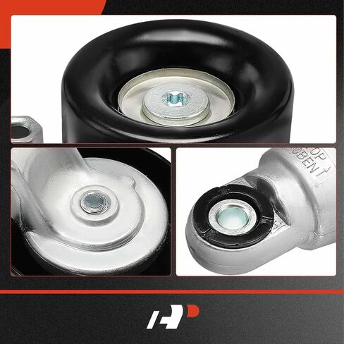 A-Premium Belt Tensioner Assembly with Pulley Compatible with Honda Accord 2008-2010, Odyssey 2005-2010, Pilot 2006-2011, Accord Crosstour 2010 3.5L, Replace# 31170R70A01, 31170RKB005 in Kuwait