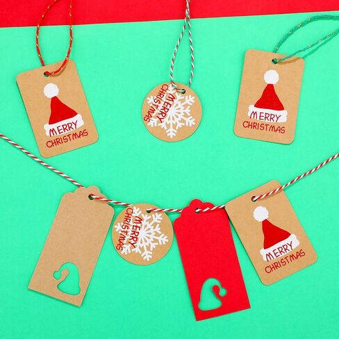 4 Rolls 1312 Feet Christmas Baker Twine Christmas Wrapping Twine Gift Packing Rope for Christmas DIY Supplies (Classic Colors) in Kuwait