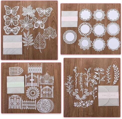 Scrapbook, Scrapbooking Lace Frames Vintage Scrapbook Paper Lace for Scrapbooking Supplies Vintage Scrapbook Cutouts Paper Lace for Junk Journaling,DIY Craft Album Planner Embellishments,Card Making in Saudi Arabia