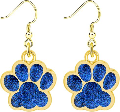 Paw Print Earrings for Women Sterling Silver Dog Paw Earrings Cute Bear Claw Print Earring Puppy Paw Drop Dangle Earrings Lovely Cat Dog Footprint Fashion Earrings Animal Feet Claw Cute Earrings Dog Cat Lover Cat Paw Charm Pendant Paw Jewelry in Saudi Arabia