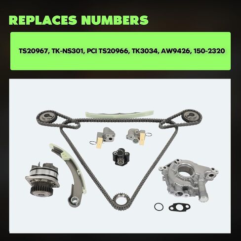 SCITOO Timing Chain Kit 21010-AL528A, AW9426 Fit For Infiniti FX35 / G35 / I35 / M35, For Nissan 350Z / Altima/Frontier/Maxima, For Nissan Murano 2003-2007, For Nissan Quest 2004-2009 in Saudi Arabia