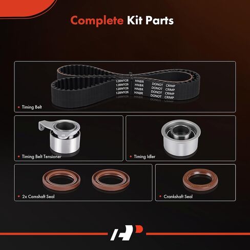 A-Premium Engine Timing Belt Kit Compatible with Toyota Paseo 1992-1999, Tercel 1995-1999 - 1.5L in Saudi Arabia