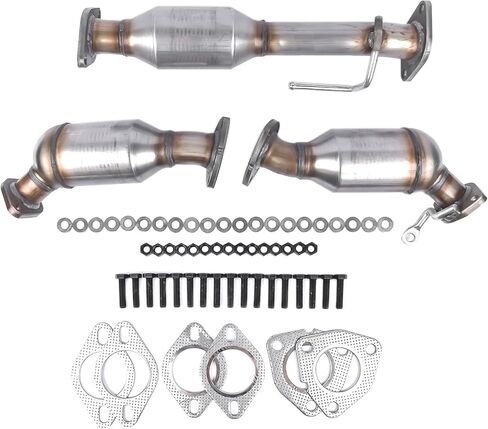 GELUOXI 3Pcs Catalytic Converters Kit Replacement for Buick Enclave Chevy Traverse GMC Acadia Saturn Outlook 3.6L 2007-2017 16547 16548 16574 in Saudi Arabia