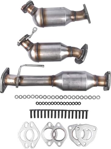 GELUOXI 3Pcs Catalytic Converters Kit Replacement for Buick Enclave Chevy Traverse GMC Acadia Saturn Outlook 3.6L 2007-2017 16547 16548 16574 in Saudi Arabia