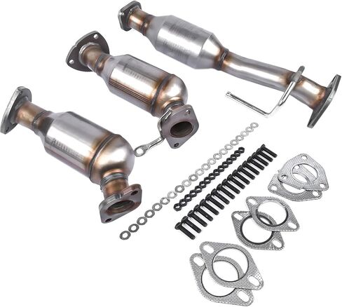 GELUOXI 3Pcs Catalytic Converters Kit Replacement for Buick Enclave Chevy Traverse GMC Acadia Saturn Outlook 3.6L 2007-2017 16547 16548 16574 in Saudi Arabia