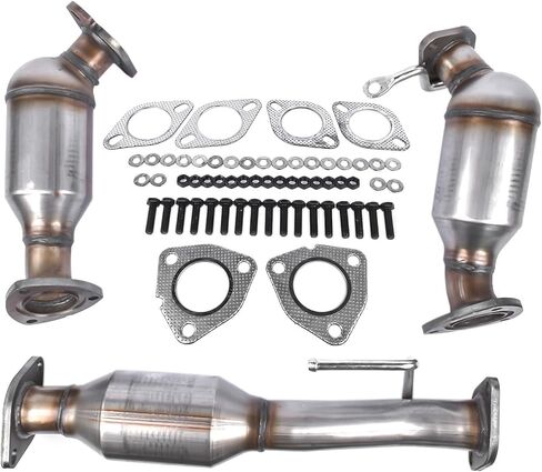 GELUOXI 3Pcs Catalytic Converters Kit Replacement for Buick Enclave Chevy Traverse GMC Acadia Saturn Outlook 3.6L 2007-2017 16547 16548 16574 in Saudi Arabia