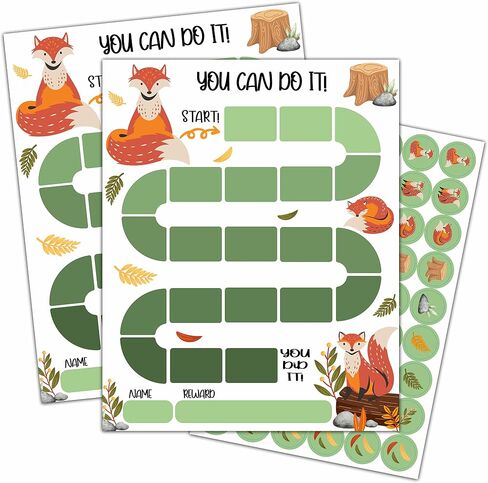Sun Rainbow Theme Reward Chart, 10 Kids Behavior Charts with 216 Round Stickers, Sticker Incentive Responsibility Chart for Teens Kids Toddler Homework Assignments Attendance-A05 in Saudi Arabia
