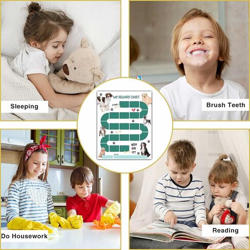 Sun Rainbow Theme Reward Chart, 10 Kids Behavior Charts with 216 Round Stickers, Sticker Incentive Responsibility Chart for Teens Kids Toddler Homework Assignments Attendance-A05 in Saudi Arabia