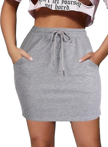 تنورة قصيرة ضيقة بجيب برباط للنساء من Avanova in Kuwait
