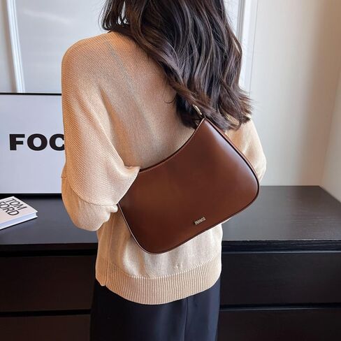 Makukke Shoulder Bag Women Small Handbag, Y2K Crossbody Bag Women PU Leather Shoulder Bag Vintage for Women Party Shopping in Kuwait