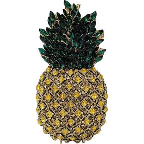 Cute Pineapple Crystal Clutches Purses Diamond Evening Bags for Women prom Party Rhinestones Handbags