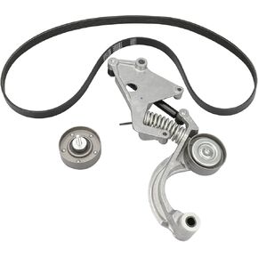DRIVESTAR Belt Tensioner Kit with Pulley Belt Drive Component Kit for Mini Cooper 2002-2008 1.6L