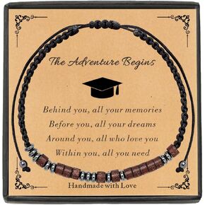 to My Son Bracelet Gifts for Son from Mom Dad, Mens Bracelet Son Gifts Teen Boys Birthday Christmas Valentines Day Gifts Stocking Stuffers Morse Code Bracelets with Engraved Wallet Card