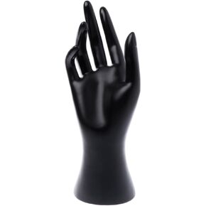 Mannequin Hand Finger Glove Ring Bracelet Bangle Jewelry Display Stand Holder Display Stands (Black)