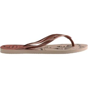 شبشب نسائي رفيع من Havaianas - صنادل Sleeping Beauty - Ballet Rose/Golden Blush، 6 in Saudi Arabia