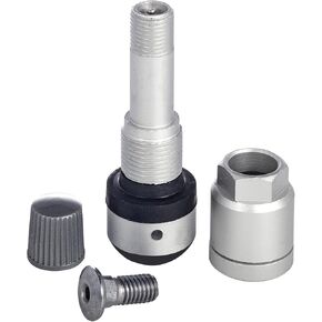 Dynamic 6-242 TPMS Valve Stem (Audi, BMW, Porsche, VW Gen II (Black - 49mm)), RDV023 , 4 Pack