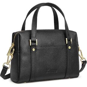 Kattee Small Leather Purses for Women, Soft Crossbody Bag Trendy Top Handle Handbag Shoulder Bag