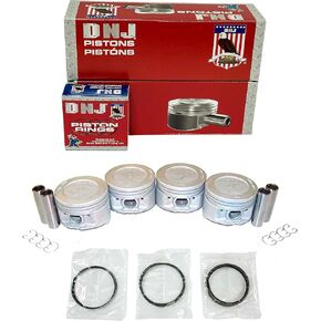 DNJ PRK900 Piston and Ring Kit For 1985-1995 Toyota 4Runner Celica Pickup 2.4L L4 SOHC 8V Naturally Aspirated