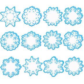 24 Pack Snowflake Sticky Notes, 3x3 inch Winter Snowflake Small Sticky Notes, Mini Sticky Notes Bulk, Christmas Self Stick Notes in Kuwait