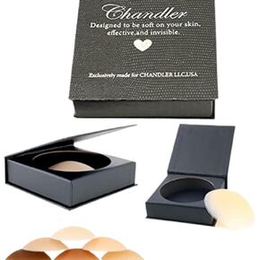 Chandler Nipple Cover - Pair of Silicone Nipple Pasties For Women - Sticky Adhesive Breast Pads, Sticky Nipple Bra