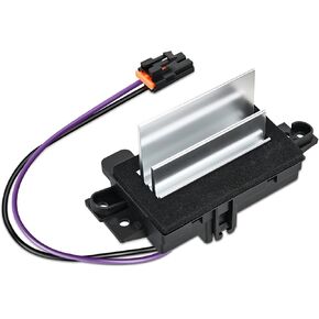 Nilight AC Blower Motor Resistor Blower Control Module Fit for Chevy Silverado 1500, GMC Envoy, Cadillac Escalade 2003 2004 2005 2006 2007 Replace 15-80567 89018778 52495874 4P1516