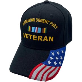 عملية الغضب العاجل (العلم على بيل) (غرينادا - أكتوبر - نوفمبر 1983) قبعة بيسبول (أسود) in Kuwait