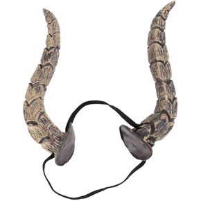 Toyvian Halloween Photo Shoot Props Halloween Horns Headband Sheep Horn Headband Hoop Cosplay Photo Props Hair Accessory for Halloween Costume Cosplay Horn Hair Band