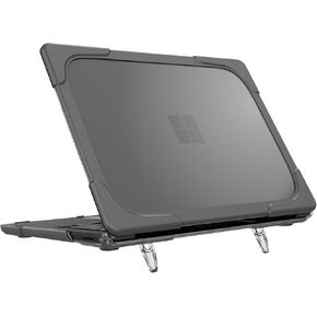 ProCase Protective Case for 13.5" Microsoft Surface Laptop 5/4/3/2 with Alcantara Palm Rest, Heavy Duty Slim Hard Shell Cover with Foldable Kickstands -Grey