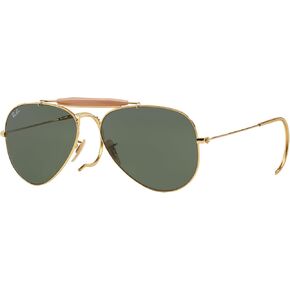 Ray-Ban RB3030 Outdoorsman Sunglasses For Men For Women + VISIOVA Accessories Bundle Kit