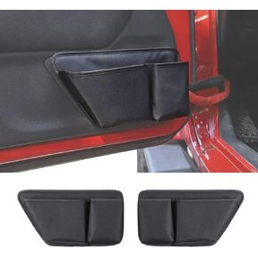 RT-TCZ for Jeep Wrangler JK Door Storage Pockets Interior Organizer Accessories for 2011-2018 Jeep Wrangler JK JKU 2/4-Door