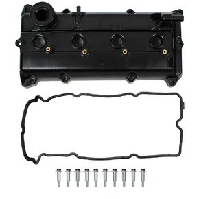 CNS Valve Cover, Valve Cover Gasket, & Spark Plug Seals Compatible with 2002-2006 Nissan Altima Sentra 2.5L QR25DE