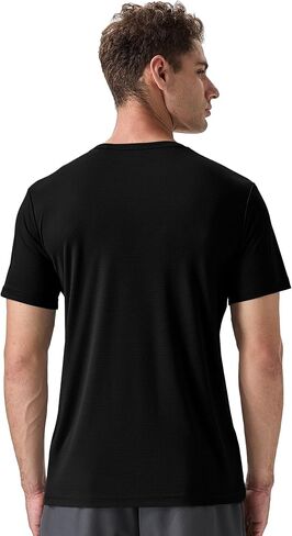 Men's 2 Pack Lightweight Crew Neck Athletic Running Short Sleeve T-Shirts Breathable Gym Workout Tee Shirts for Men in Saudi Arabia
