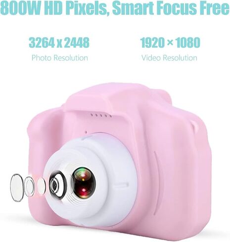 Mini Portable Camera Camera, 1080P 2.0 Digital Camera, Support 32G Memory Card, 800W Pixels, 1000mAh Battery, a Children () in Kuwait