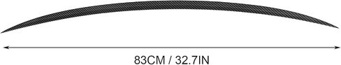 Replacement for 2017-2021 Rear Spoiler, Trunk Rain Water Deflector Window Spoiler Carbon Fiber in Saudi Arabia