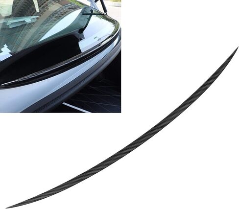 Replacement for 2017-2021 Rear Spoiler, Trunk Rain Water Deflector Window Spoiler Carbon Fiber in Saudi Arabia