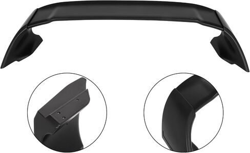 ECCPP MUG Style Rear Trunk Spoiler Wing ABS fit for 2004-2008 for Acura TSX Spoiler Wing Matte Black Rear Trunk Lip Spoiler in Saudi Arabia