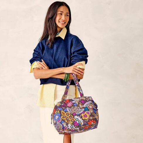 Vera Bradley Women's Cotton Woodhill Shoulder Bag in Saudi Arabia