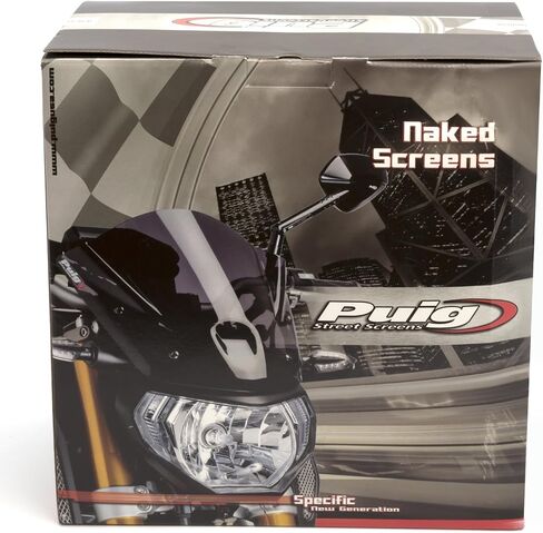 Puig 6437F Dark Smoke Naked New Generation Windshield in Saudi Arabia