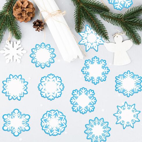 24 Pack Snowflake Sticky Notes, 3x3 inch Winter Snowflake Small Sticky Notes, Mini Sticky Notes Bulk, Christmas Self Stick Notes in Kuwait