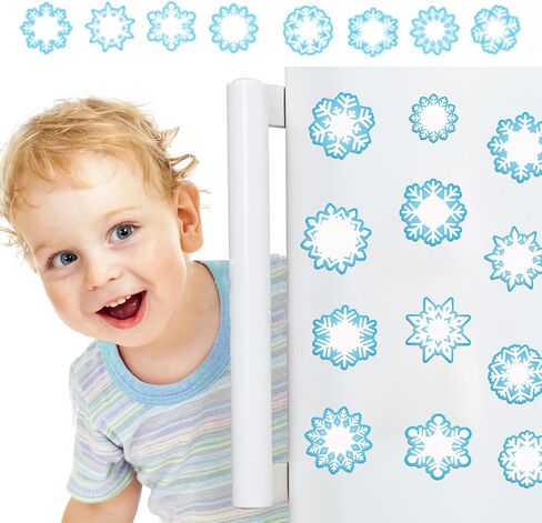 24 Pack Snowflake Sticky Notes, 3x3 inch Winter Snowflake Small Sticky Notes, Mini Sticky Notes Bulk, Christmas Self Stick Notes in Kuwait