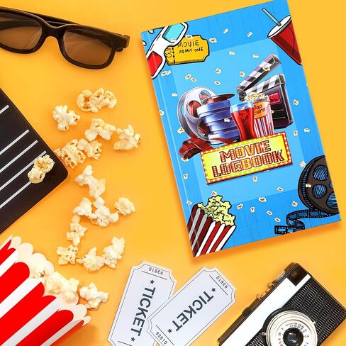 Zhanmai عشاق الفيلم هدية الفيلم الناقد دفتر مشاهدة الأفلام مجلة دفتر سجل الفيلم دفتر مراجعة كتاب مجلة هدية لمحبي الأفلام هواة الفيلم، 200 صفحة in Saudi Arabia