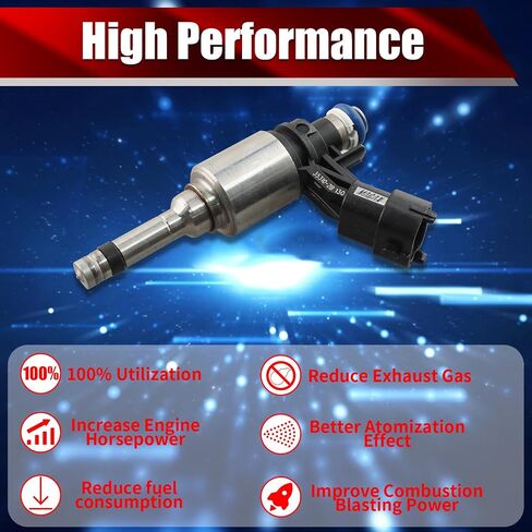 Set of 4 Fuel Injectors 35310-2B130 FJ1146 Replacement Compatible with Hyundai Accent Kia Rio 2012-2016 1.6L L4 - Replaces 35310-2B110 in Saudi Arabia