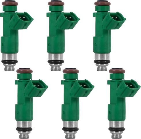 Fuel Injector 6PCS Compatible for 2007-2012 Infiniti EX35 FX 35 G35 M35 Compatible for Nissan Altima Compatible for 2008-2013 Nissan Maxima Murano Quest Rogue 2.5L 3.5L Replaces 16600JK20A in Saudi Arabia