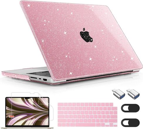 حافظة Mektron لجهاز M4 MacBook Pro مقاس 14 بوصة 2024 A3112 A3401 A3185 متوافقة مع 2023 M3 A2918 A2992 M2 A2779 2021 M1 A2442 Pro/Max غطاء لجهاز Mac Pro 14 بوصة مع شاشة Retina XDR، A-Gypsophila Pink in Saudi Arabia