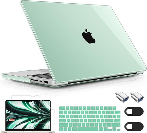 Mektron for M4 MacBook Pro 14-inch Case 2024 A3112 A3401 A3185 Compatible with 2023 M3 A2918 A2992 M2 A2779 2021 M1 A2442 Pro/Max Cover for Mac Pro 14" with Retina XDR Display, A-Gypsophila Pink in Kuwait